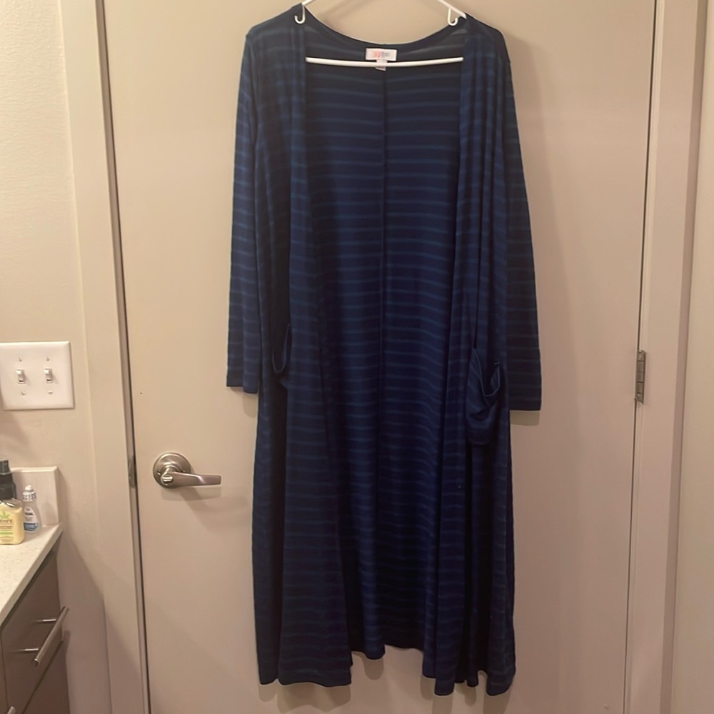 Lularoe striped duster cardigan